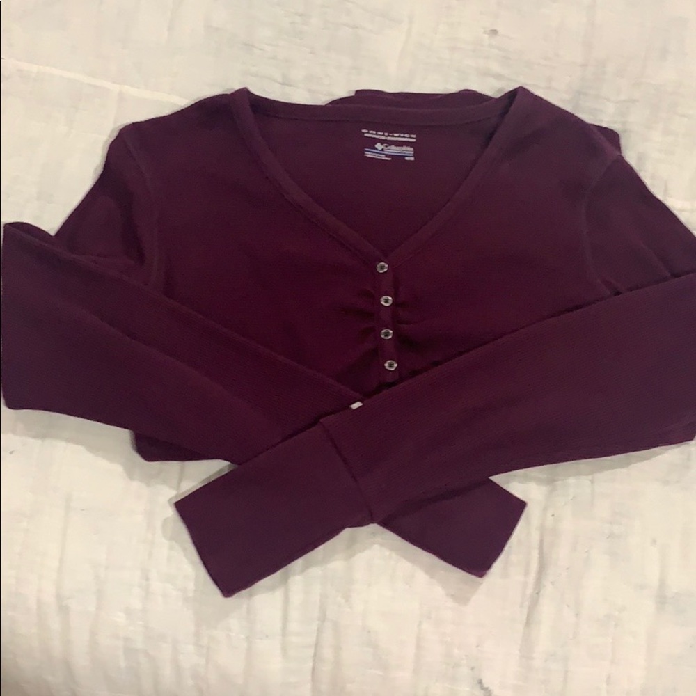 Columbia Long Sleeve waffle tee